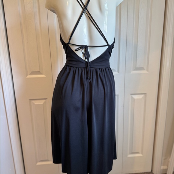 Ford Black Ruched Cowl Neck Midi Dress - Picture 6 of 12